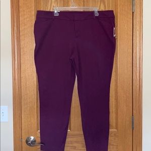 Purple women’s trousers